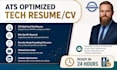 write a ats optimized tech resume for faang roles
