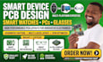 design a smartwatch pcb including schematic, layout, and gerber files