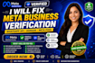 fix meta business verification, whatsapp API setup, domain and meta pixel issues