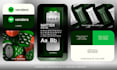 branding kit package with brand identity