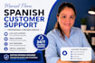 provide spanish customers support and chat assistances
