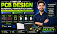 design pcb layout with schematic footprint gerber files and bom