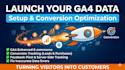 setup ga4 ecommerce tracking and conversion tracking via GTM