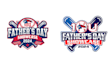 design attractive baseball logo with my creative thinking