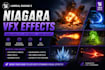 create high quality unreal engine niagara vfx effects ue5