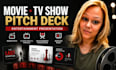 design movie pitch deck, TV show proposal slides, entertainment presentation
