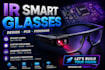 design ir smart glasses, wearable devices, pcb, esp32 and embedded systems