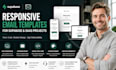 design modern responsive email templates for your supabase project, saas email