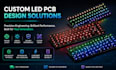 design mechanical keyboard pcb with qmk via and gerber files