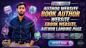 design author website, book author website, ebook website, author landing