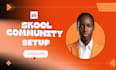 setup skool community skool online course content skool online community setup