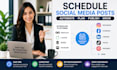 schedule post to your social media schedule posting via metricool loomly buffer