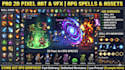 create pixel art vfx spell animation skill icons particle effects game assets