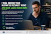 review your business security risks and give clear solutions