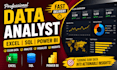analyze data using sql, excel and create power bi dashboards