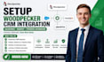 setup woodpecker crm integration salesforce hubspot pipedrive automation