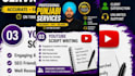 write engaging punjabi and hindi youtube scripts
