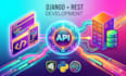 develop webapps backend frontend full stack apps using django and rest framework