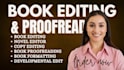 proofread fiction novel, copy edit, line edit, memoir, fantasy, romance book