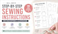 create sewing instructions, step by step guide pattern and illustrations guide