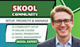 do skool online course promotion skool management social engagement and growth