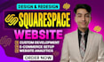 develop and design a squarespace website