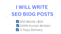write SEO blog posts and articles that rank on google