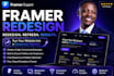 redesign website, framer website design, website redesign, business website