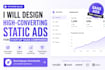 design high converting static ads for saas startups