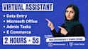 be your virtual assistant for data analysis and web development