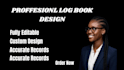 create a professional log book for your records