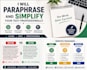 paraphrase and simplify your notes and text
