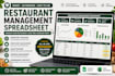 create restaurant management spreadsheet with automation food cost tracker