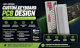 design custom keyboard pcb using kicad or altium with full files