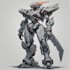 do macha robot ,armor, gundam in anime style