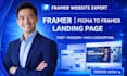 build framer website, developer figma to framer, fix framer landing page saas