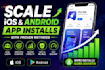 do mobile app promotion scale ios and android app install mobile app promotion