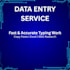 do structured data entry, excel cleanup and document formatting