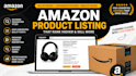 do amazon product listing, SEO optimized amazon product listing