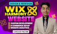 develop and design a wix harmony website