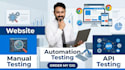 do manual and automation testing for website and mobile