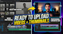 create ready to upload youtube videos with thumbnail