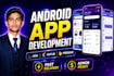 develop your android app in java or kotlin with firebase and admob