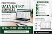 motivated freelancer with skills data entry
