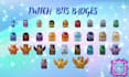 design custom twitch overlays, emotes, and streamer graphics
