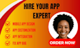 do mobile app design, app publish adalo, flutterflow, bubble io, appmysite