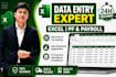 do advanced excel data entry bank reconciliation and payroll