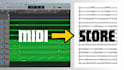 convert your midi into a clean professional sibelius score