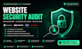 do a professional website security audit and vulnerability report