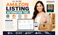 create amazon fba product listing and variation or fix error